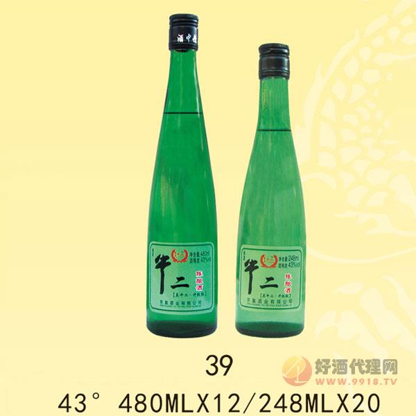 牛二陈酿酒43度480ml