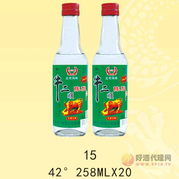 牛二顺陈酿酒42度258ml