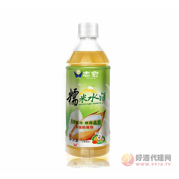 志宏糯米水酒露酒1.25L
