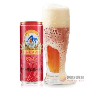 崂和大麦原浆黄啤精酿原浆啤酒14度330ML