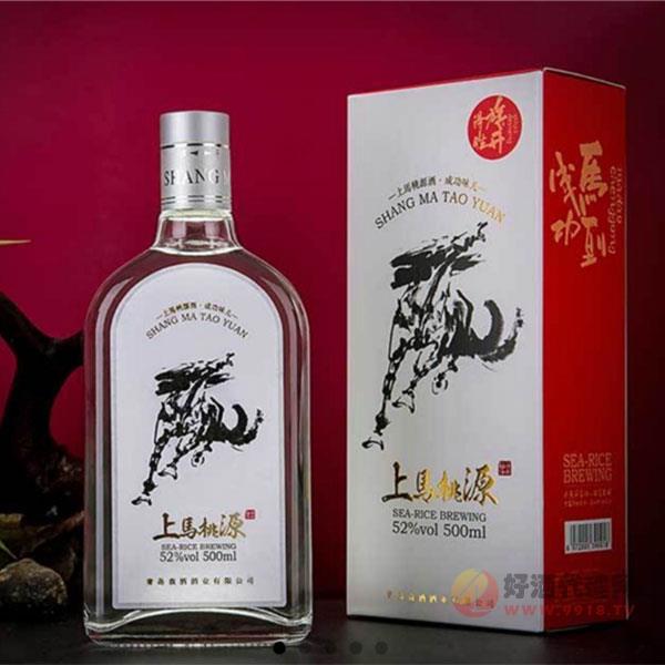 上马桃园酒浓香型白酒500ml