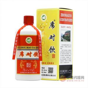 席对饮酱香白酒53度500ml