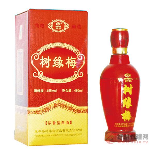 树缘梅45度白酒480ml