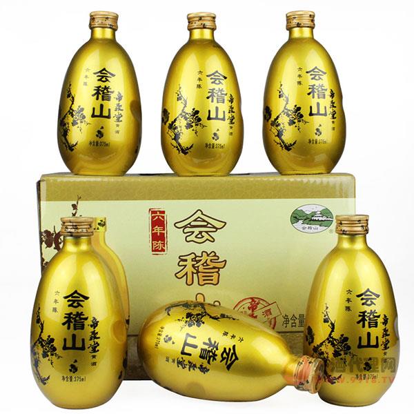 会稽山6年陈帝聚堂花雕酒375ml