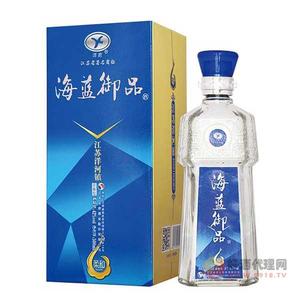 海蓝御品酒柔和蓝瓶42度500ml