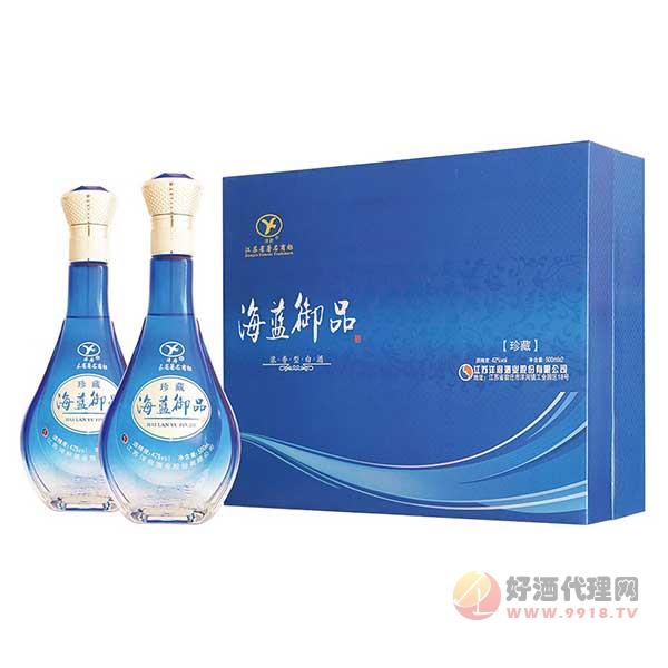 海蓝御品酒珍藏42度500mlx2瓶