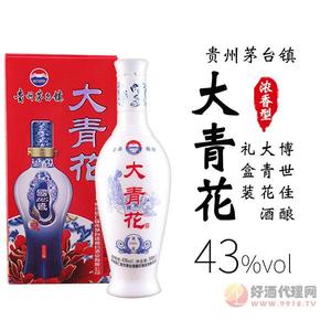 大青花浓香型白酒43度500ml