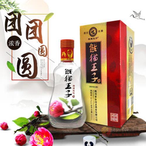 熊猫王子纯粮高粱酒500ml