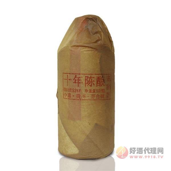 茅台镇十年陈酿白酒53度500ml