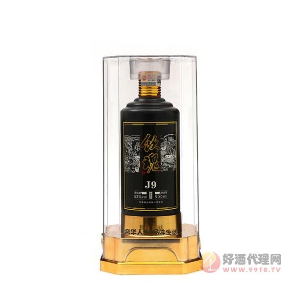 饮魂酱香酒J9白酒53度500ml