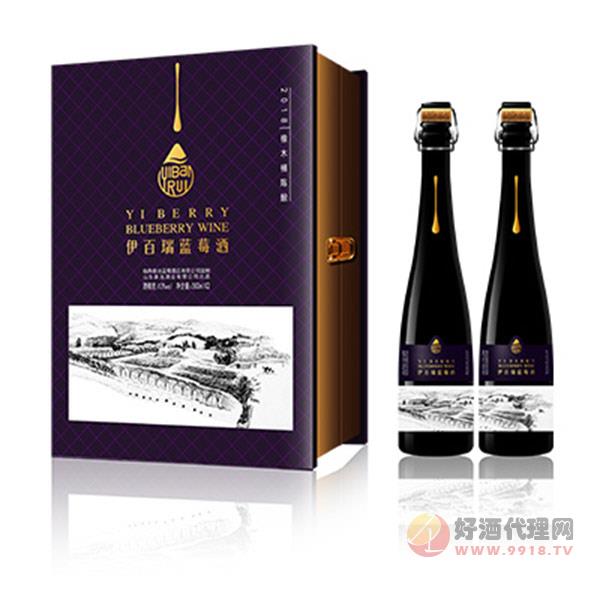 伊百瑞蓝莓酒黑标500ml