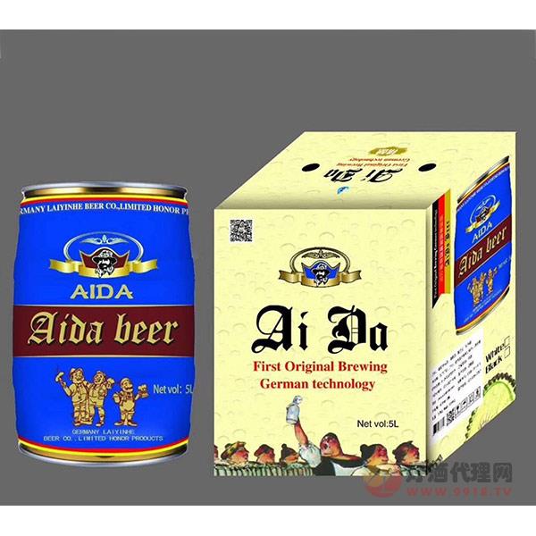 11°艾达5L精酿白啤原浆啤酒