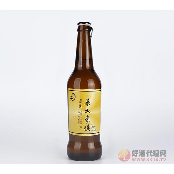泰山豪侠啤酒--500ml
