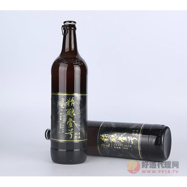 特色红枣原浆啤酒-侧拉盖啤酒720ml