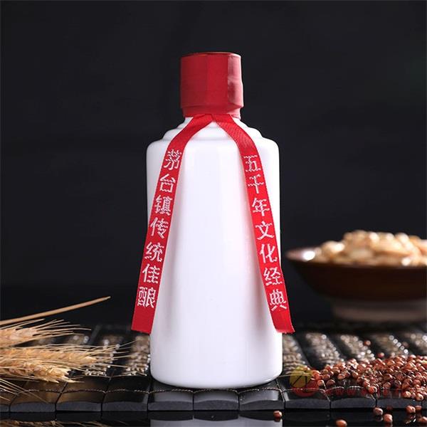 茅台镇二两小酒酱香型白酒53度100ml