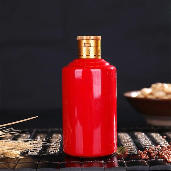 茅台镇酱香型二两小酒53度100ml红瓶