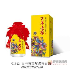 百年老窖白酒黄500ml