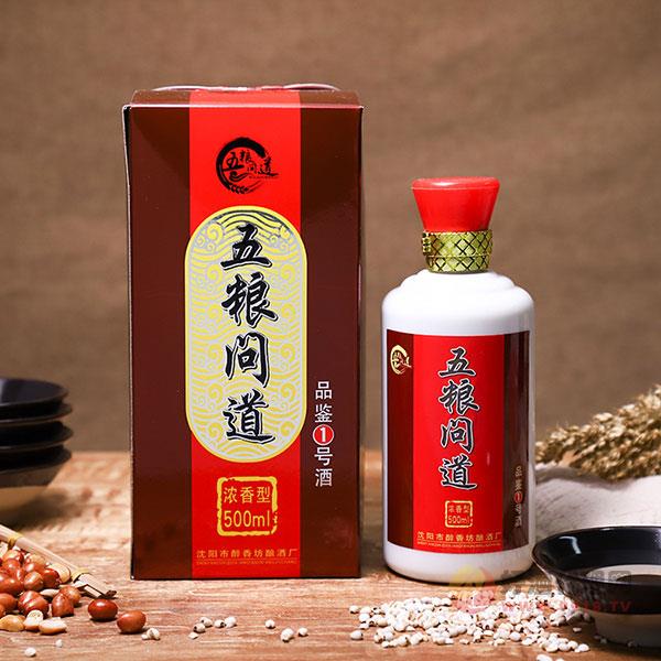 五粮问道品鉴1号-产纯粮食酒500ml