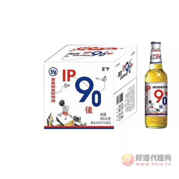 IP90後白瓶啤酒500ml