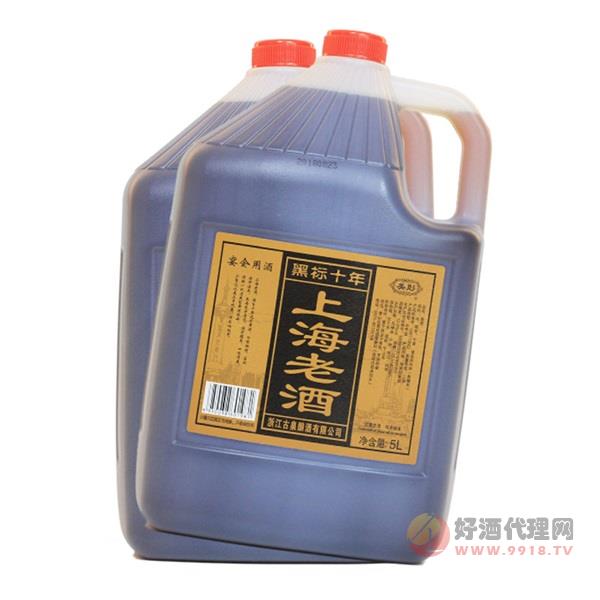 绍兴工艺黄酒美彫上海老酒5L