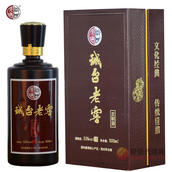 茅台镇诚台老窖棕瓶53度500ml
