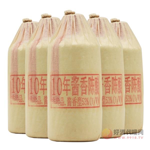 茅台镇十年酱香陈酿酒53度500ml