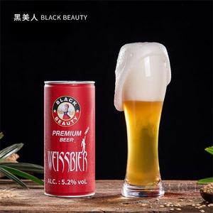 黑美人精酿全麦白啤啤酒1L