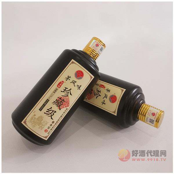 茅风味珍藏级白酒53度500ml