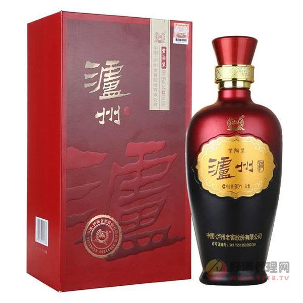 泸州紫陶装52度浓香型白酒500ml
