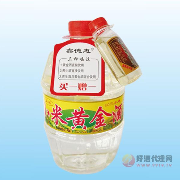 鑫德惠小米黄金酒50度1L