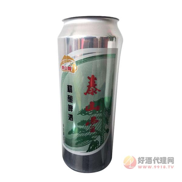 泰山雪精酿啤酒500ml