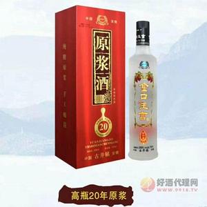 金口玉言酒20年原浆500ml