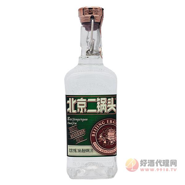 北京二锅头酒方瓶绿标42度500ml
