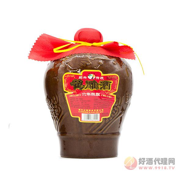 绍兴越龙潭加饭酒六年陈1.5L