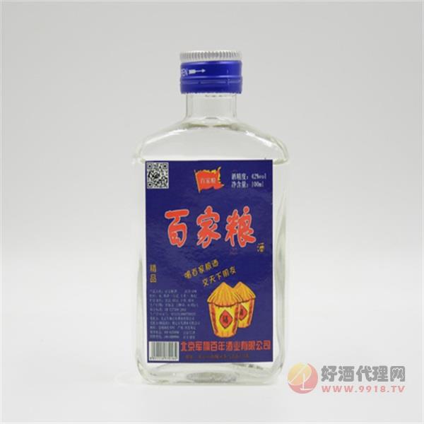 百家粮浓香风味酒42度100ml