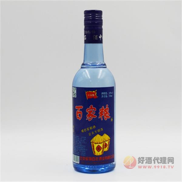 百家粮浓香风味酒42度250ml