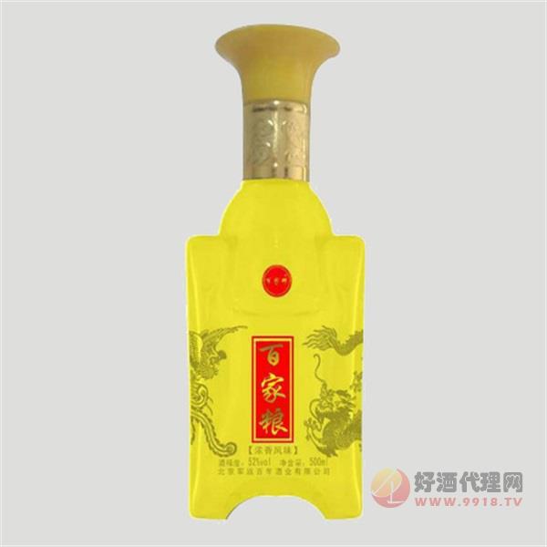 百家粮浓香风味酒52度500ml