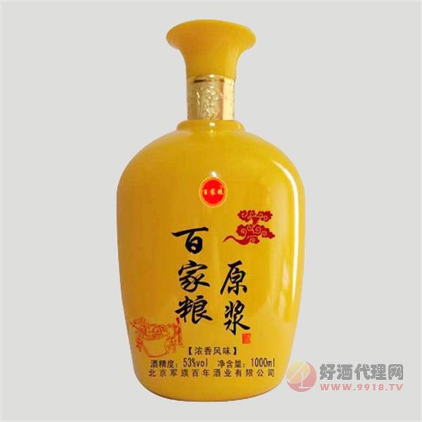 百家粮原浆酒53度1L