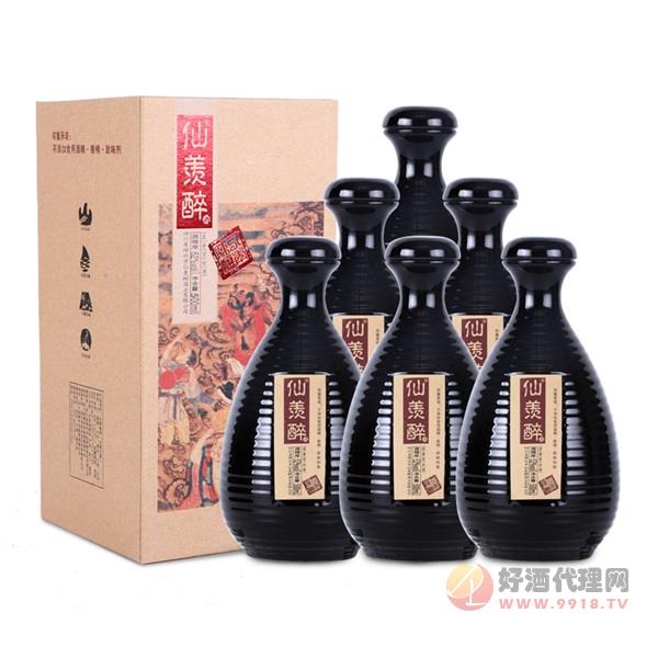 仙羡醉纯粮酒仙藏52度整箱装