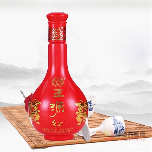 五源红红花型稗子酒500ml