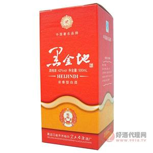 黑金地浓香型白酒42度500ml