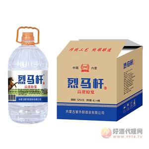 烈马杆高粱原浆酒4Lx4桶