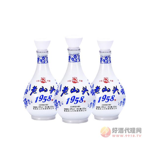老山头青花1958白酒500ml