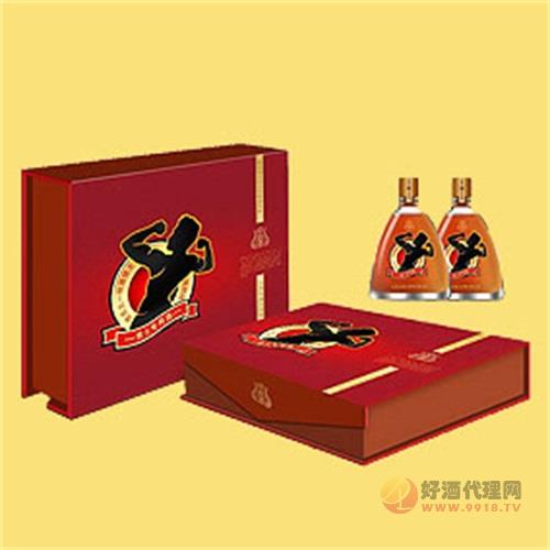 中阳酒红色礼盒装