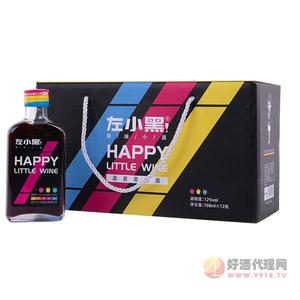 左小黑桑葚果酒12度168mlx12瓶