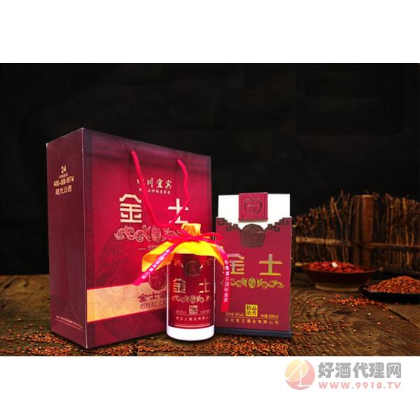 金士精品浓香型白酒500ml