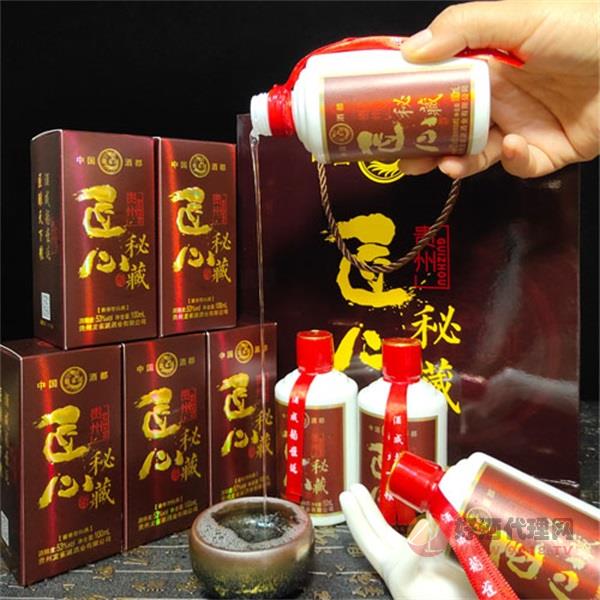 龙雀涎匠心秘藏白酒53度100ml