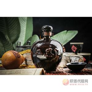 二篓酒6年窖藏白酒500ml