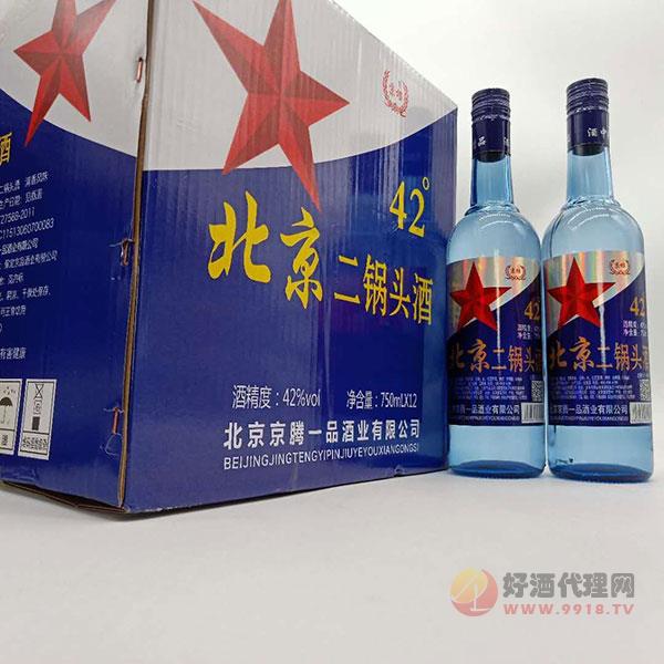 北京二锅头清香型白酒750ml