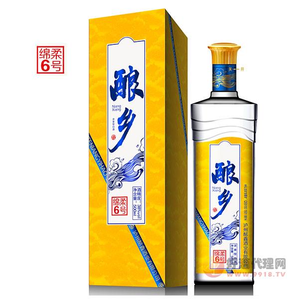 酿乡绵柔6号38度500ml